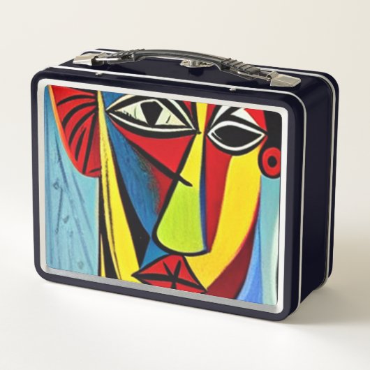 Abstracte Kunst Lunchbox (Achterkant)