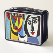 Abstracte Kunst Lunchbox (Achterkant)