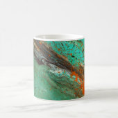 Abstracte kunst - Lush Earth Koffiemok (Center)