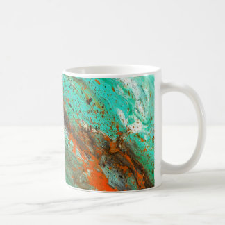 Abstracte kunst - Lush Earth Koffiemok