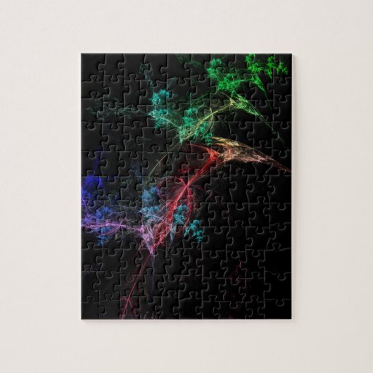Abstracte Kunst Magische Lichten Legpuzzel (Verticaal)