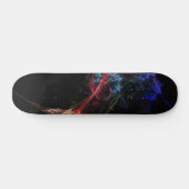 Abstracte Kunst Magische Lichten Persoonlijk Skateboard (Horizontaal)