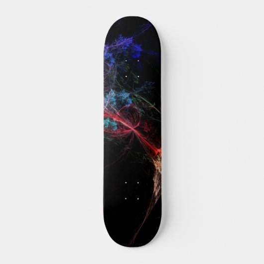 Abstracte Kunst Magische Lichten Persoonlijk Skateboard (Voorkant)