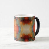 Abstracte kunst magische mok (Voorkant rechts)