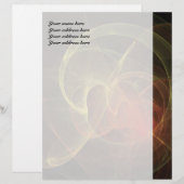 Abstracte Kunst Magische Vlam Gepersonaliseerd Briefhoofd (Voorkant / Achterkant)