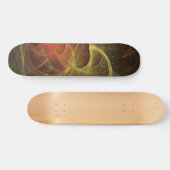 Abstracte Kunst Magische Vlam Skateboard (Horizontaal)