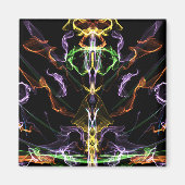 Abstracte kunst magneet (Voorkant)