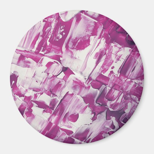 Abstracte kunst magneet (Voorkant)