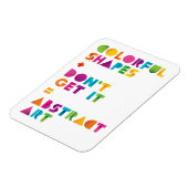 Abstracte kunst magneet (Linkerzijde)
