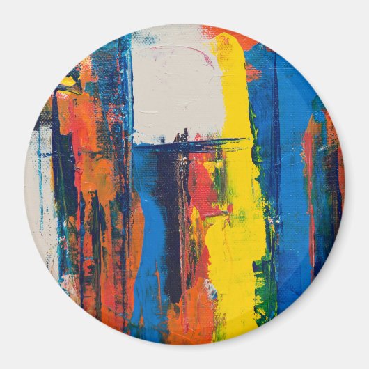 Abstracte Kunst Magneet (Voorkant)