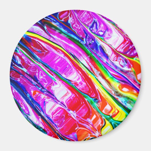 Abstracte kunst magneet (Voorkant)