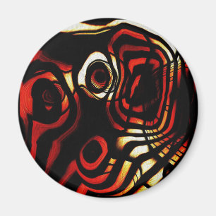 Abstracte kunst magneet