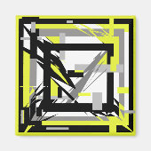 Abstracte Kunst Magneet (Voorkant)