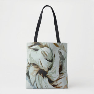Abstracte kunst met aardetonen tote bag