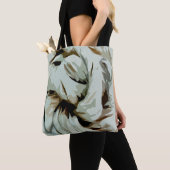 Abstracte kunst met aardetonen tote bag (Dichtbij)