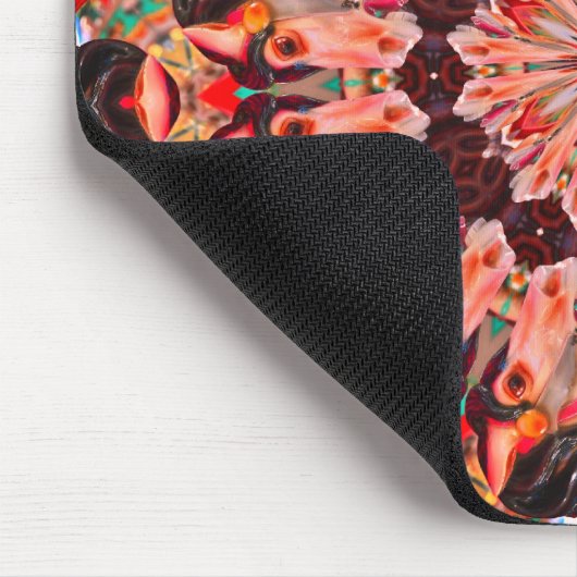 Abstracte kunst met Carousel Horse Muismat (Hoek)