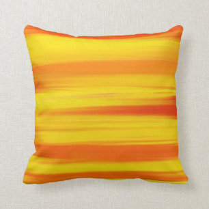 ABSTRACTE kunst met COLORFUL PAINT RAINBOW Kussen