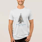 Abstracte kunst met een kersttwist Tri-Blend shirt (Voorkant)
