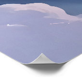 Abstracte kunst met een ruimtethema poster (Hoek)