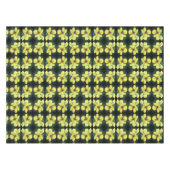 Abstracte kunst met fijne geelbloem tafelkleed (Voorkant (Horizontaal))