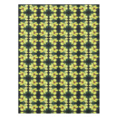 Abstracte kunst met fijne geelbloem tafelkleed (Voorkant)