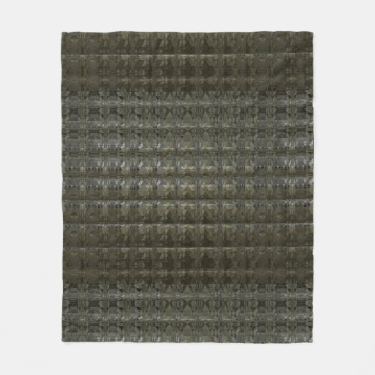 Abstracte kunst met geometrisch glasmotief fleece deken (Voorkant)