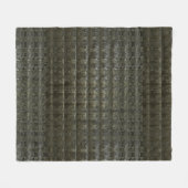 Abstracte kunst met geometrisch glasmotief fleece deken (Voorkant (Horizontaal))
