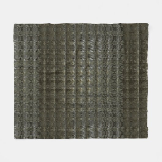 Abstracte kunst met geometrisch glasmotief fleece deken (Voorkant (Horizontaal))