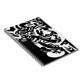 abstracte kunst met gloed notitieboek (Rechterzijde)