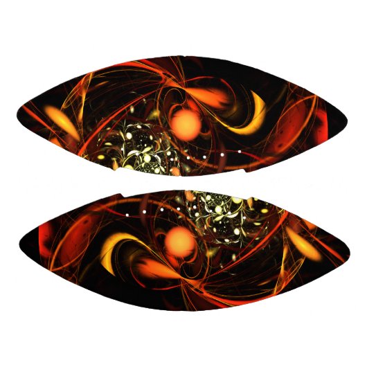 Abstracte kunst met hartslag american football (Panelen)