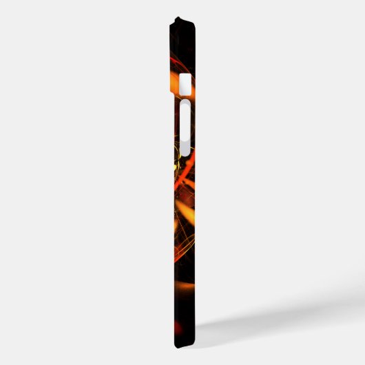 Abstracte kunst met hartslag Case-Mate iPhone case (Achterkant / Links)