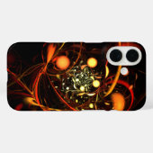 Abstracte kunst met hartslag Case-Mate iPhone case (Achterkant (horizontaal))