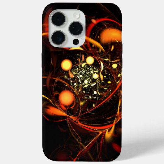 Abstracte kunst met hartslag Case-Mate iPhone case (Achterkant)
