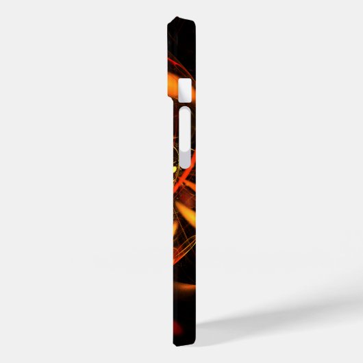 Abstracte kunst met hartslag Case-Mate iPhone case (Achterkant / Links)