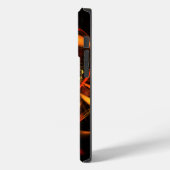 Abstracte kunst met hartslag Case-Mate iPhone case (Achterkant / Links)