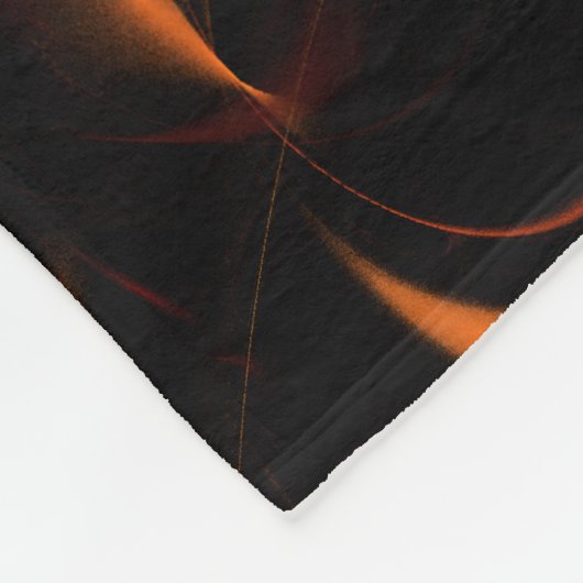 Abstracte kunst met hartslag fleece deken (Hoek)