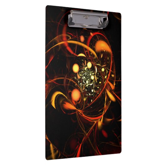 Abstracte kunst met hartslag klembord (Rechts)