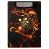 Abstracte kunst met hartslag klembord (Voorkant)