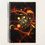 Abstracte kunst met hartslag planner (Voorkant)