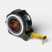 Abstracte kunst met hartslag rolmaat (Hoek)