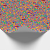 abstracte kunst met heldere kleuren Italiaans uite Cadeaupapier (Hoek)