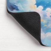 Abstracte kunst met hemelthema muismat (Hoek)