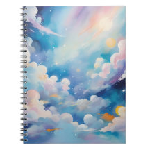 Abstracte kunst met hemelthema