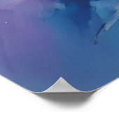 Abstracte kunst met hemelthema poster (Hoek)