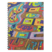 abstracte kunst met "Joyful Noise" Notitieboek (Voorkant)