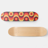 Abstracte kunst met kleurrijke retro - skateboard (Horizontaal)