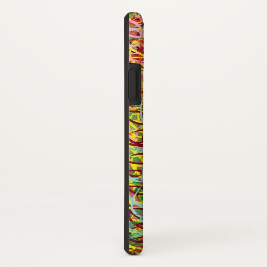 abstracte kunst met krabbel, zeer kleurrijk Case-Mate iPhone case (Achterkant / rechts)