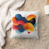 Abstracte kunst met levendige kleuren kussen (Deken)