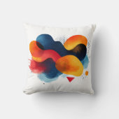Abstracte kunst met levendige kleuren kussen (Voorkant)