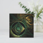 Abstracte kunst met magische trillingen (Staand voorkant)